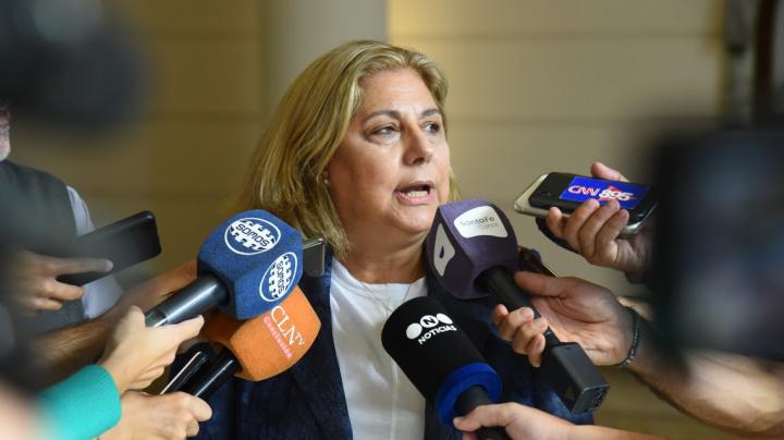 La ministra de Salud, Sonia Martorano.