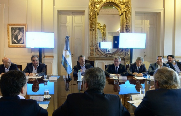 Macri, durante una reunión de Gabinete (Foto: Archivo).
