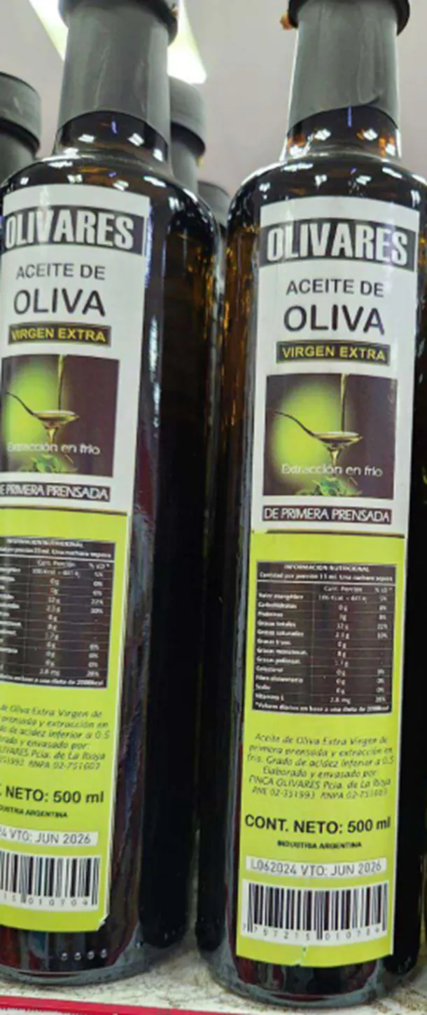 ANMAT prohibió dos aceites de oliva