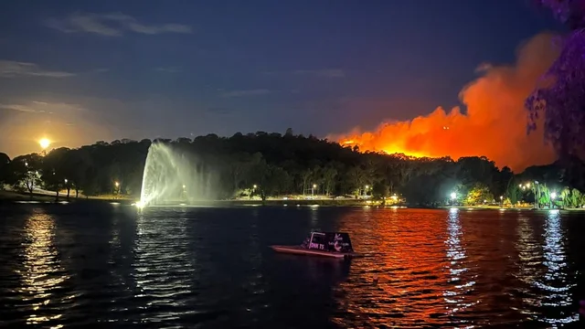 Tandil: devastador incendio forestal en el Cerro de la Cruz