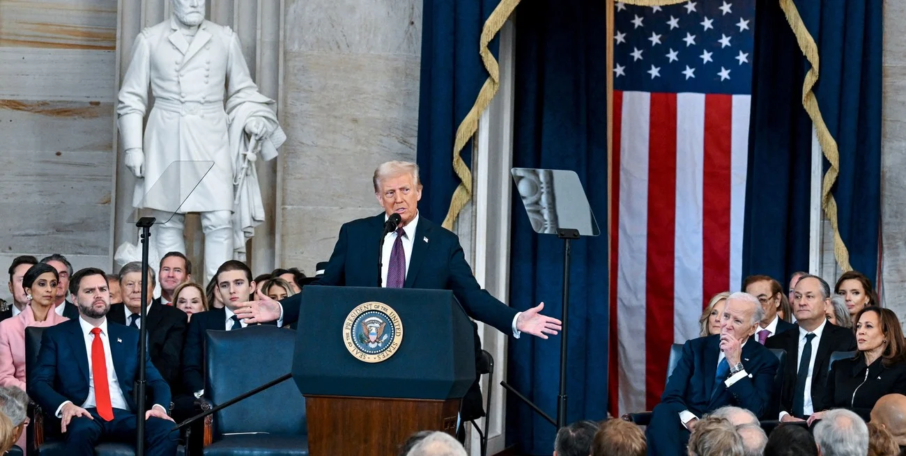 Trump juró como presidente de EE.UU.: “La edad de oro comienza ahora”