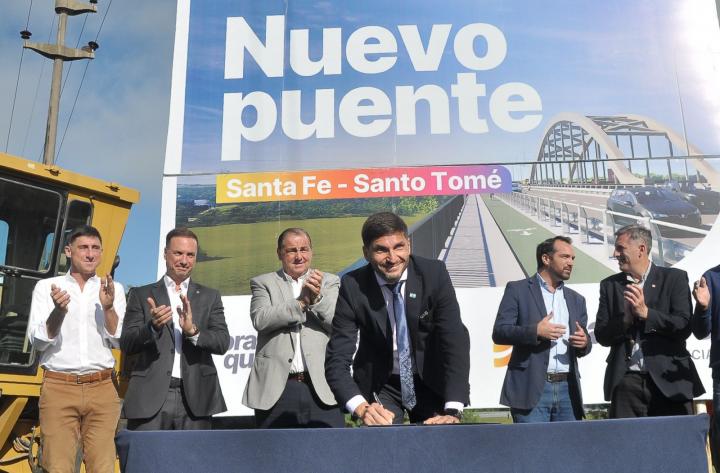 El día esperado llegó: arranca el nuevo Puente Santa Fe-Santo Tomé