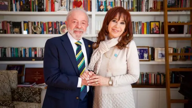 Lula da Silva visitó a Cristina 