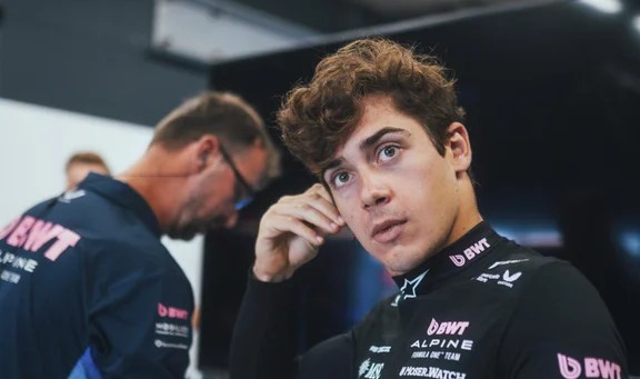 Colapinto, último en el GP de Monza y se quejó del calor 