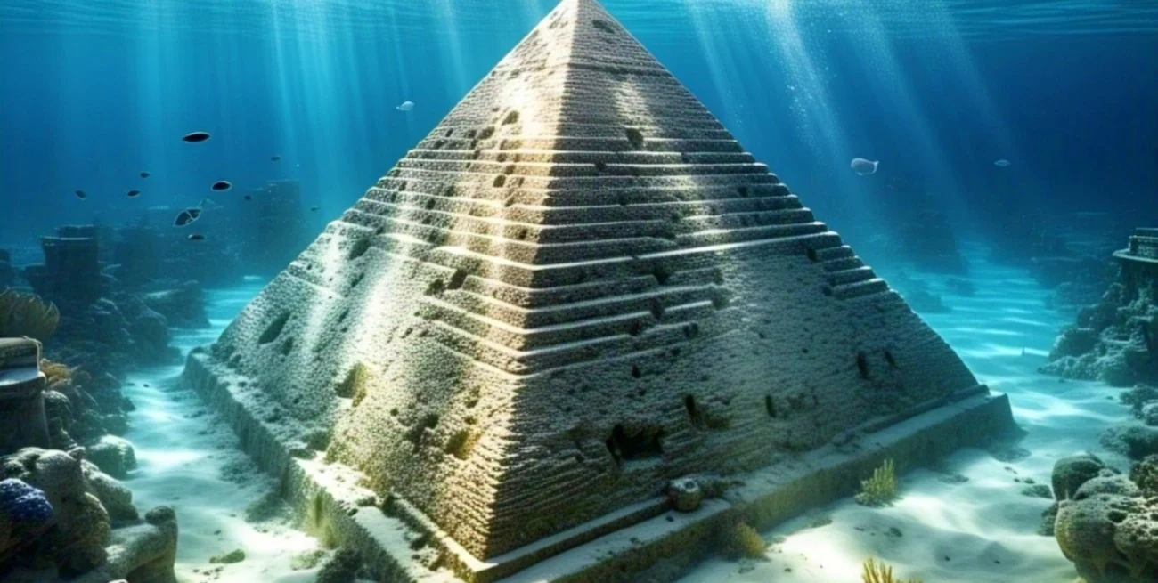 Hallan una pirámide submarina más antigua que las de Egipto