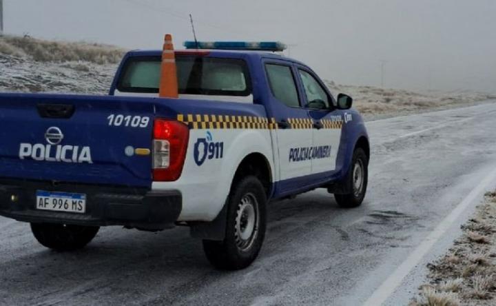 Nevó en las Altas Cumbres