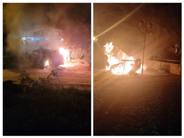 Quemaron un auto y una lancha en Santa Fe