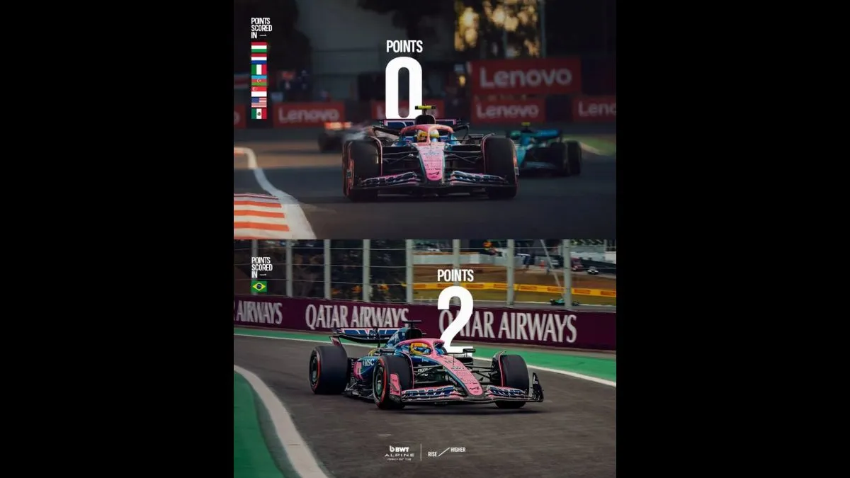 Alpine y un posteo que enfureció a los fanáticos de Colapinto