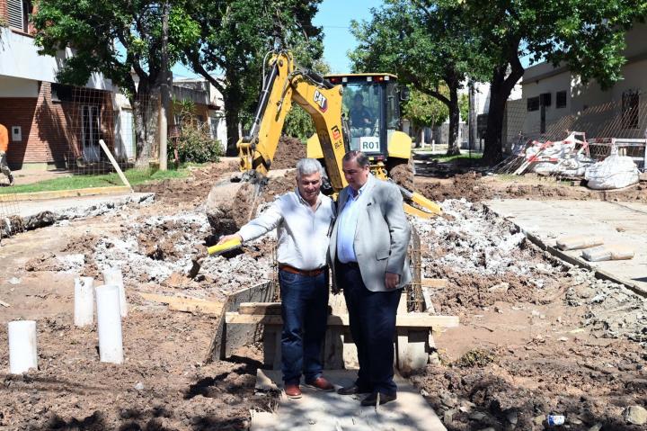 Poletti recorrió una obra de $ 105 millones de inversión