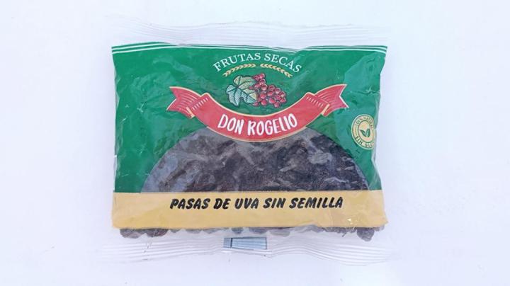 Alerta alimentaria para dos marcas de pasas de uva