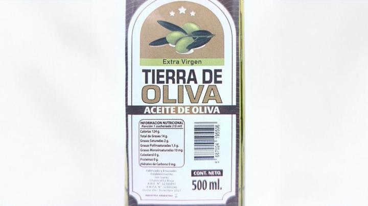Alerta alimentaria para un aceite de oliva extra virgen