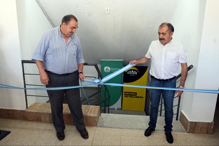 Poletti inauguró obras  en el Palacio Municipal