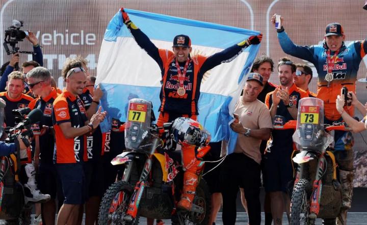 Luciano Benavides ganó el Rally Dakar 2026 en motos 