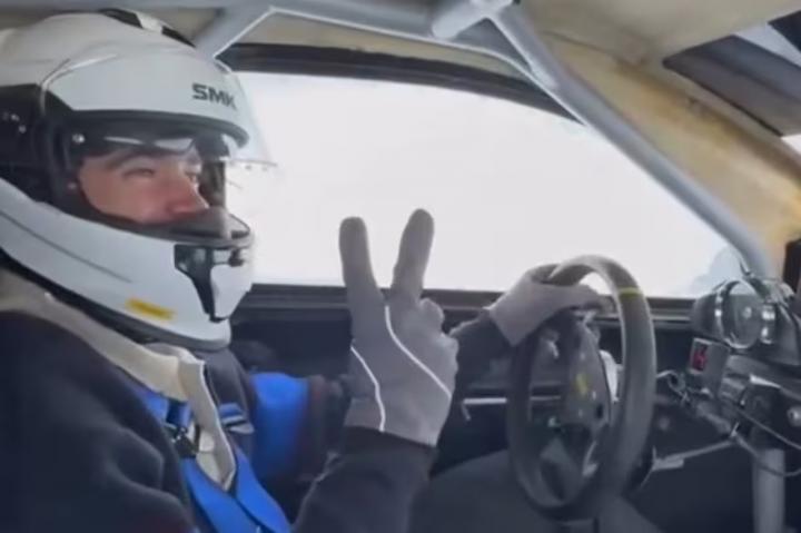 “Nunca me divertí tanto”, señaló Colapinto luego de un particular entrenamiento