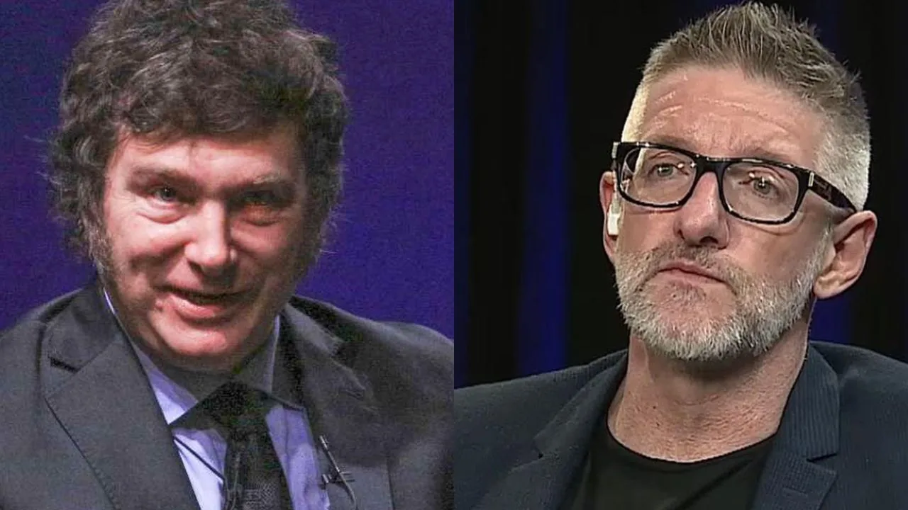 Milei llamó “mercenario” y “ensobrado” a Luis Novaresio