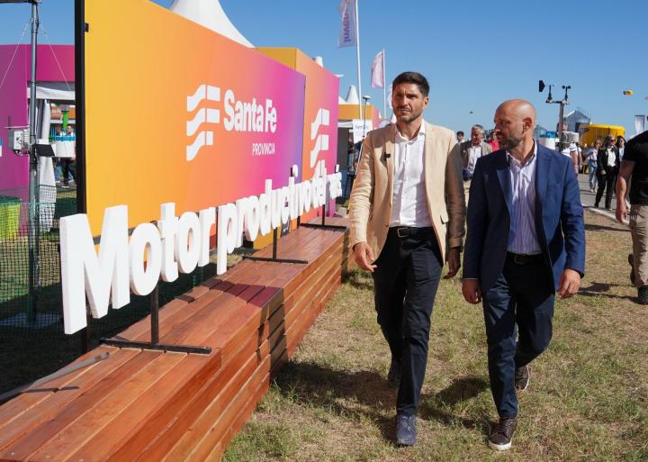 Expoagro: Pullaro destacó la baja de impuestos en Santa Fe