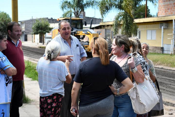 La recuperación vial llegó a un barrio centenario de Santa Fe