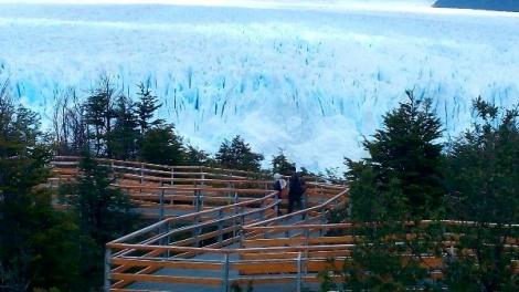 Glaciar Perito Moreno, en el Parque Nacional (PN) Los Glaciares, en Santa Cruz.