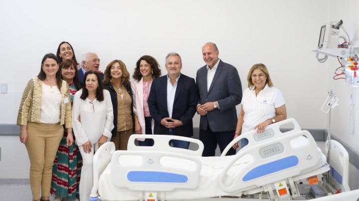 Marcelo Lewandowski acompañó al gobernador en la inauguración del hospital de Vera.