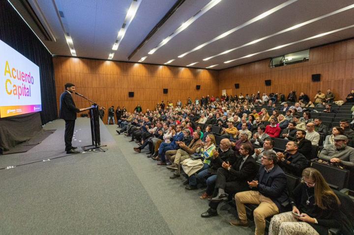 El Auditorio Federal del Museo de la Constitución Nacional fue el escenario para dar a conocer las grandes obras para la Capital.