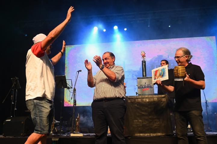 Juan Pablo Poletti participó de la entrega de premios a los ganadores de la Fiesta de la Chopera.