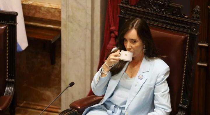 Victoria Villarruel, presidente del Senado.