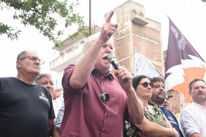 Rubén Daniele, secretario general del Sindicato Unión Obreros y Empleados Municipales.
