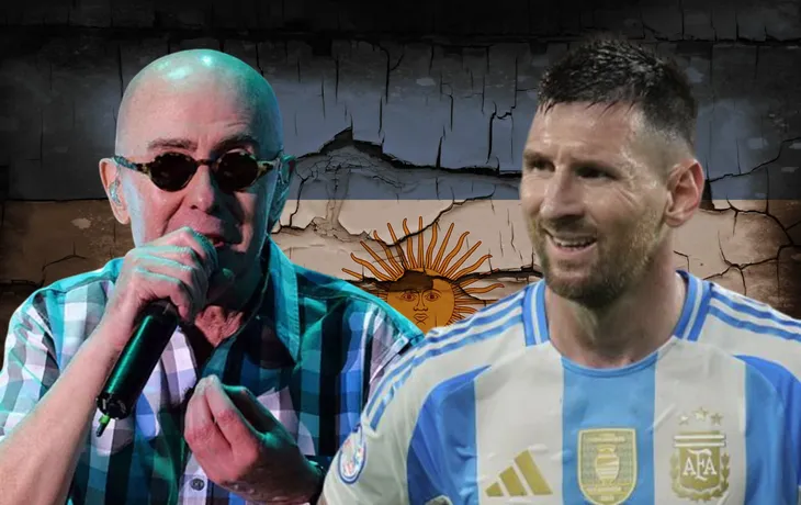 Messi despidió al Indio Solari: 