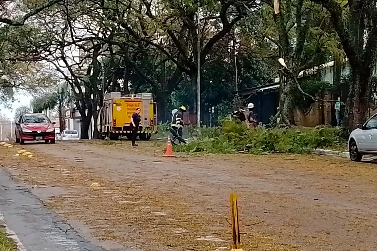 Temporal y destrozos en Concordia: