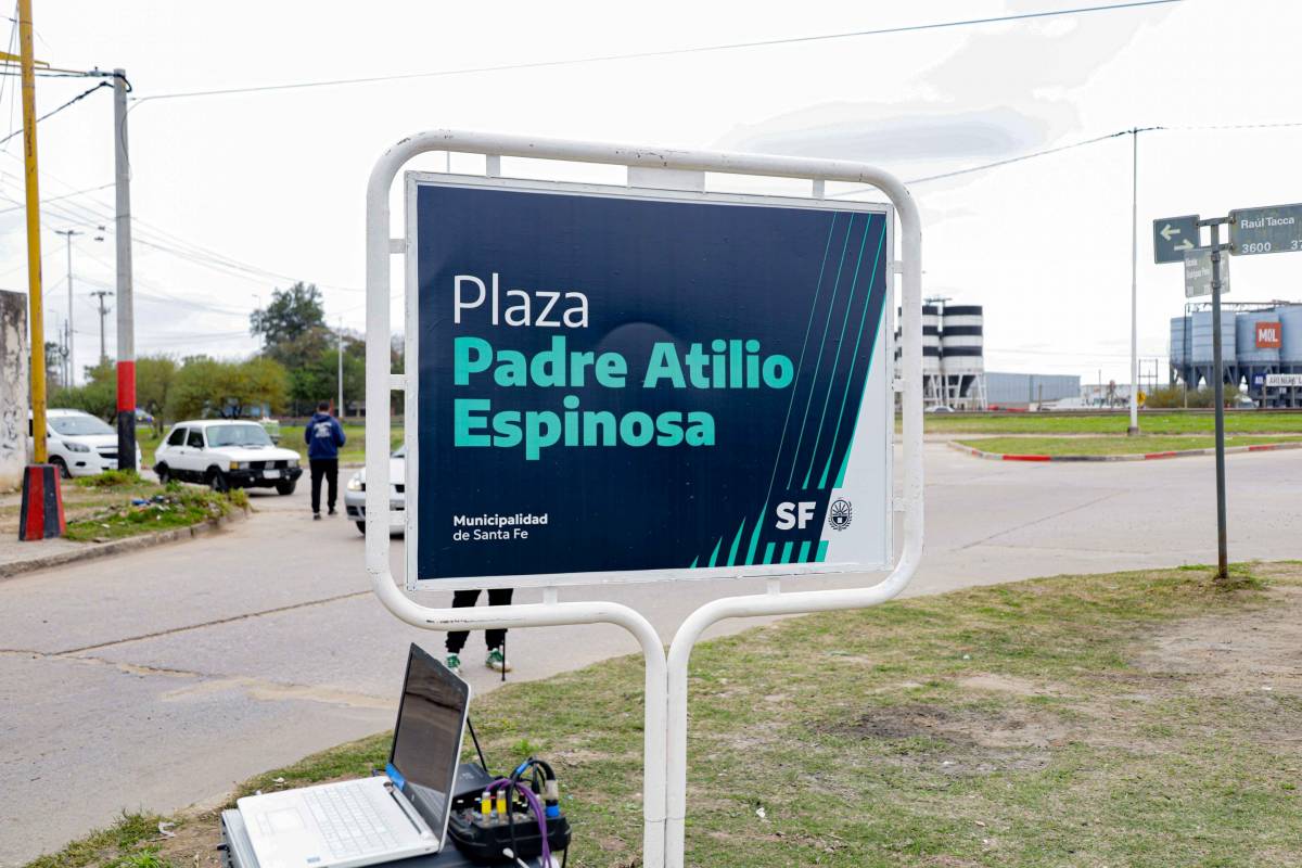 Otra plaza inaugurada en Santa Fe y los vecinos festejan