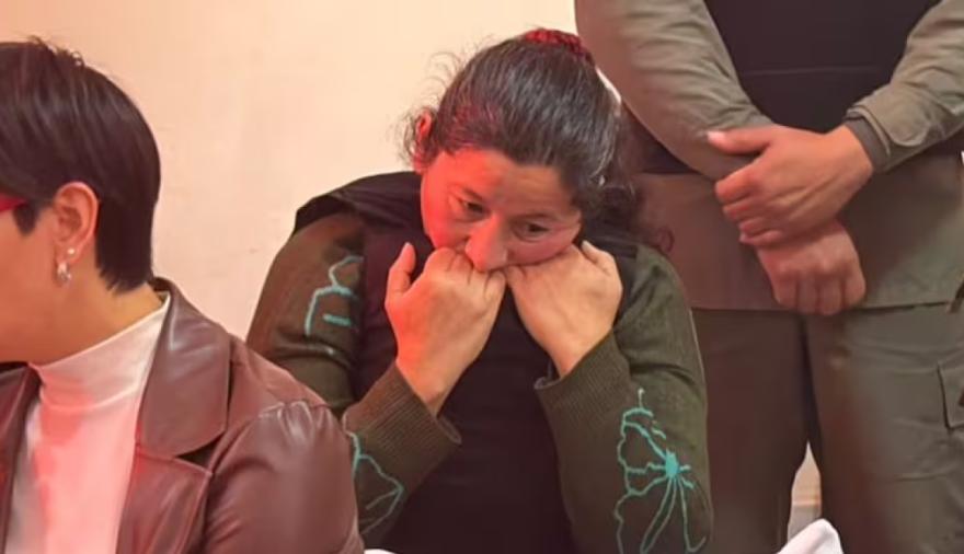 Laudelina lloró y pidió perdón por mentir