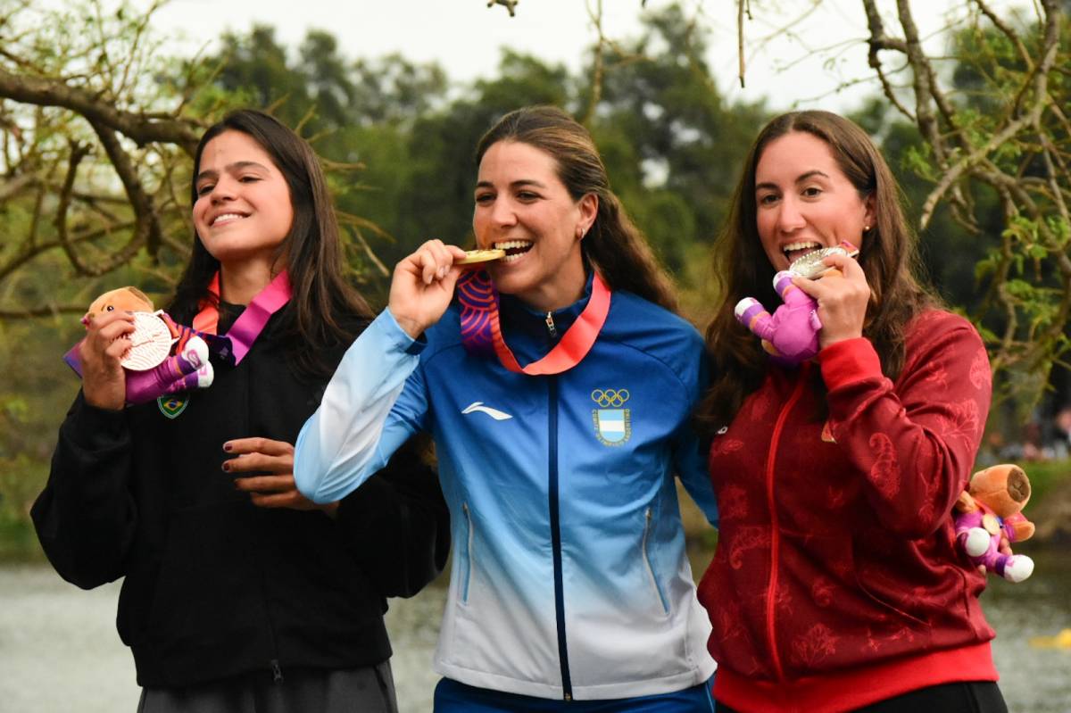 Lucía Falasca sumó un nuevo oro para Argentina en las aguas de la Setúbal