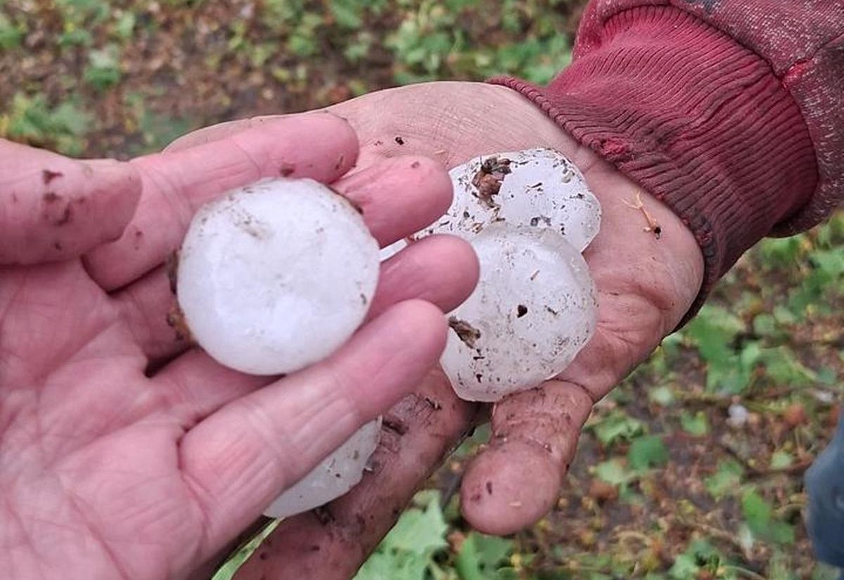 Temporal de piedra devastador en Córdoba