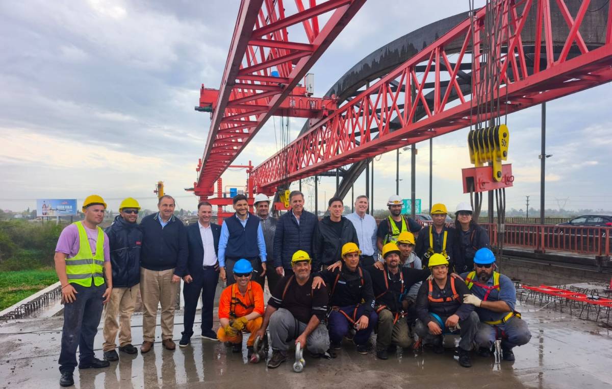 Puente Santa Fe-Santo Tomé: resta un 25% para terminarlo