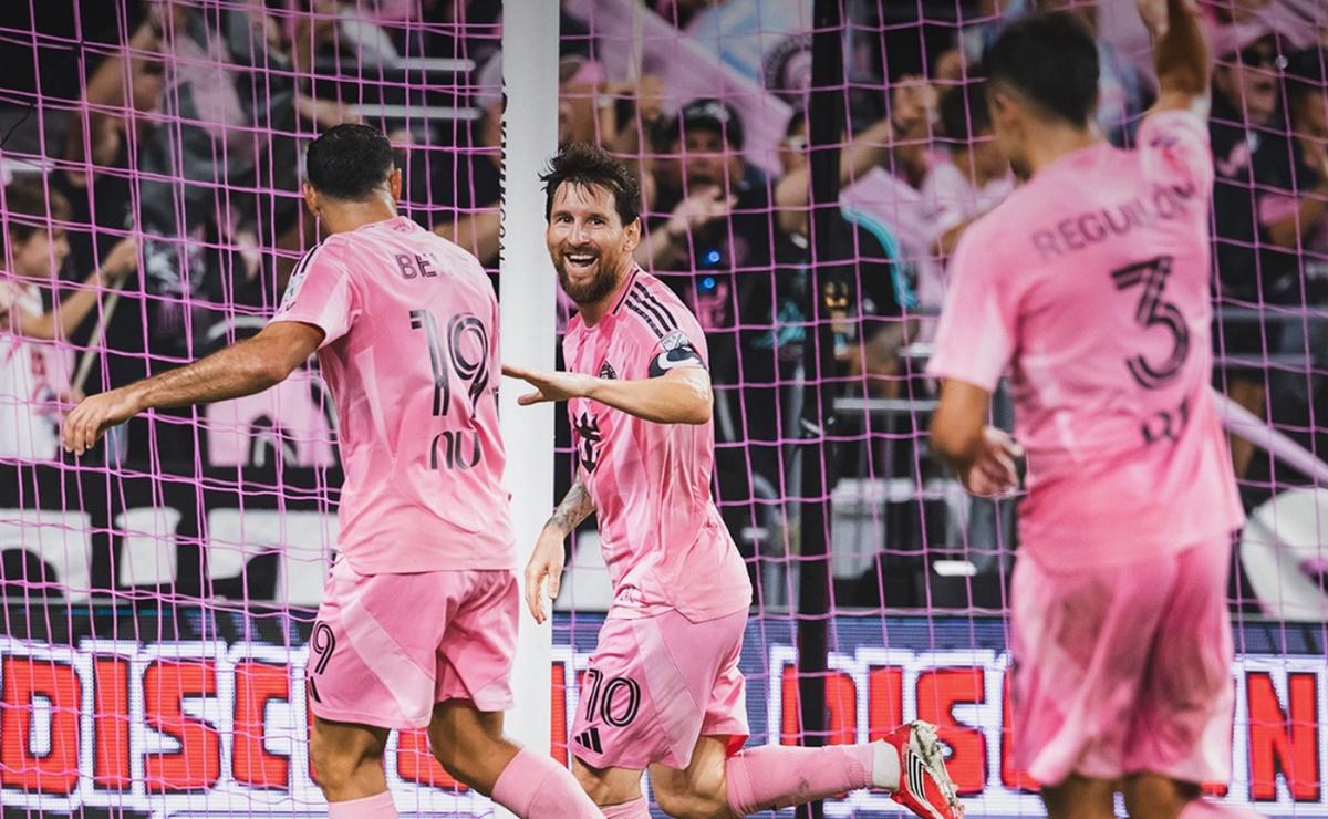 Doblete de Messi para la goleada del Inter Miami