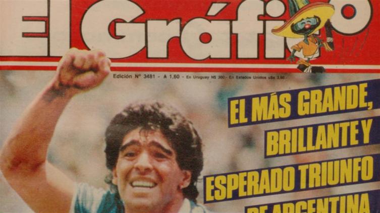 Una tapa histórica: cuando la selección argentina le ganó a Inglaterra en México 1986.